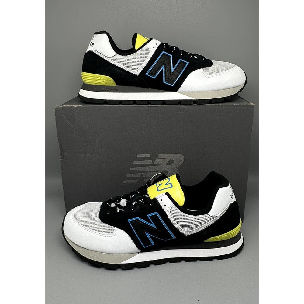 New‎ Balance 574 Rugged Black Helium Sneaker ML574DNI Men’s Size 10.5